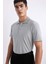 Slim Fit Dar Kesim Polo Yaka Kısa Kollu Pamuklu Modal Karışımlı Basic Düz Tişört M6609AZ24SP 10