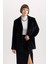 Oversize Geniş Kalıp Kruvaze Kadife Blazer Ceket B4880AX23WN 8