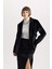 Oversize Geniş Kalıp Kruvaze Kadife Blazer Ceket B4880AX23WN 9