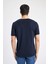 %100 Pamuk Slim Fit Dar Kesim V Yaka Basic Düz Kısa Kollu Tişört M7668AZ24SP 20