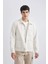 Regular Fit Polo Yaka Keten Karışımlı Düğmeli Cepli Yazlık Gömlek Ceket B4529AX24SP 9