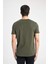 %100 Pamuk Slim Fit Dar Kesim V Yaka Basic Düz Kısa Kollu Tişört M7668AZ24SP 18
