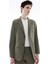 Regular Fit Ceket Yaka Düğmeli Astarlı Basic Düz Blazer Ceket B7179AX24SP 11