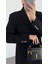 Yandan Bağlamalı Siyah Blazer 5