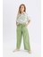 Kız Çocuk Wide Leg Geniş Paça Pamuklu Pantolon B5045A824HS 9