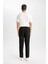Pantolon Relax Fit Beli Bağcıklı Cepli Basic Düz Düz Paça B7336AX23WN 14