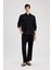 Yazlık Viskon Jogger Pantolon Regular Fit Normal Kesim Keten Karışımlı Düz Paça Cepli B4867AX24SP 10