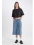 Coool Loose Fit Bisiklet Yaka Basic Düz Kısa Kollu Tişört X2381AZ24SM 7