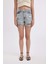 Mom Fit Yüksek Bel Kesik Uçlu Paça Jean Şort B7684AX24HS 12