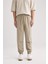 Jogger Gabardin Pantolon Regular Beli Bağcıklı Cepli Lastikli Paça B7493AX24SP 11