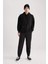 Jogger Gabardin Pantolon Regular Beli Bağcıklı Cepli Lastikli Paça B7493AX24SP 13