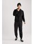 Jogger Gabardin Pantolon Regular Beli Bağcıklı Cepli Lastikli Paça B7493AX24SP 14
