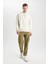 Erkek Gri Oversize Fit Geniş Kesim Basic Düz Pamuklu Kapüşonlu Sweatshirt B7849AXNS 8