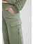 Kız Çocuk Wide Leg Geniş Bol Paça Kargo Eşofman Altı B6402A824SP 14