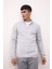 Gri Standart Fit Normal Kesim Dik Yaka Fermuarlı Basic Düz Triko Kazak A5184AX24AU 8