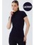 Balıkçı Yaka Kısa Kol Kadın Body T-Shirt 2046 1