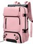 Çok Fonksiyonlu Su Geçirmez, Ayakkabı Bölmeli Spor, Seyahat Sırt Çantası Pembe 5