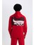 Fit NBA Chicago Bulls Standart Fit Kapüşonlu Cepli Sweatshirt 20