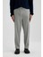 Pantolon Relax Fit Beli Bağcıklı Cepli Basic Düz Düz Paça B7336AX23WN 11