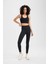 Fit Siyah Yüksek Bel İçi Yumuşak Tüylü Beli Saran Basic Sporcu Tayt W8206AZ24SP 12
