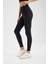 Fit Siyah Yüksek Bel İçi Yumuşak Tüylü Beli Saran Basic Sporcu Tayt W8206AZ24SP 14