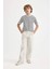 Erkek Çocuk Kargo Fit Düz Paça Jean Pantolon B5744A824SM 12