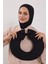 Çıkarılabilir Arkası Fiyonklu Şapkalı Ninja Bone Türban,s-5 2