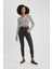 Kadın Antrasit Anna-Super Skinny Fit Dar Kesim Pamuklu Kot Pantolon B8593AXNS 9