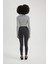 Kadın Antrasit Anna-Super Skinny Fit Dar Kesim Pamuklu Kot Pantolon B8593AXNS 14