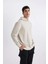 Oversize Geniş Kalıp Kapüşonlu Kapitone Sweatshirt B6492AX24SP 15