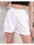 Çizgili Düğmeli Şort Beyaz S2551251 1