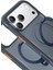 Apple iPhone 17 Pro O Stand Spin Air Serisi Magsafe Kılıf - Lacivert 2