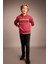 Erkek Çocuk Baskılı Kapüşonlu Kalın Sweatshirt B6312A823CW 12