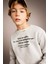Erkek Çocuk Bisiklet Yaka Baskılı Sweatshirt B6315A823CW 10