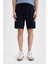 Regular Fit Düz Paça Cepli Basic Düz Şort B8792AX24SM 10