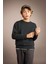 Erkek Çocuk Bisiklet Yaka Yıkamalı Soluk Efektli Sweatshirt B7976A823CW 11