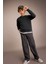 Erkek Çocuk Bisiklet Yaka Yıkamalı Soluk Efektli Sweatshirt B7976A823CW 12