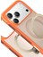 Apple iPhone 17 Pro Max O Stand Spin Air Serisi Magsafe Kılıf - Turuncu 2