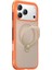Apple iPhone 17 Pro Max O Stand Spin Air Serisi Magsafe Kılıf - Turuncu 3