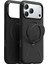 Apple iPhone 17 Pro O Stand Spin Silicone Serisi Magsafe Kılıf - Siyah 1