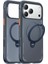 Apple iPhone 17 Pro Max O Stand Spin Air Serisi Magsafe Kılıf - Lacivert 1