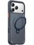 Apple iPhone 17 Pro Max O Stand Spin Air Serisi Magsafe Kılıf - Lacivert 3