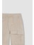 Erkek Çocuk Kargo Cepli Düz Paça Gabardin Pantolon B5924A824SP 16