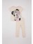 Kız Bebek Disney Mickey & Minnie Kısa Kollu Fitilli Kaşkorse Kısa Kollu Pijama Takımı B9241A524SM 6
