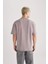 Comfort Regular Fit Rahat Kalıp Bisiklet Yaka Yıkamalı Soluk Efektli Kısa Kollu Tişört B9223AX23WN 11