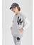 Erkek Çocuk Oversize Geniş Kalıp Nakışlı Kapüşonlu Sweatshirt B6138A824SP 16