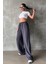 Füme Geniş Paça Modal Kadın Eşofman Altı MG2122 4
