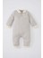 Erkek Bebek Yeni Doğan Polo Yaka Uzun Kollu Tulum B7658A524SP 6