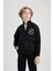 Erkek Çocuk Dik Yaka Baskılı Fermuarlı Sweatshirt B6634A824SP 8