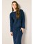Regular Fit Pamuklu Örgü Desenli Triko Kazak Tunik B8398AX23WN 8